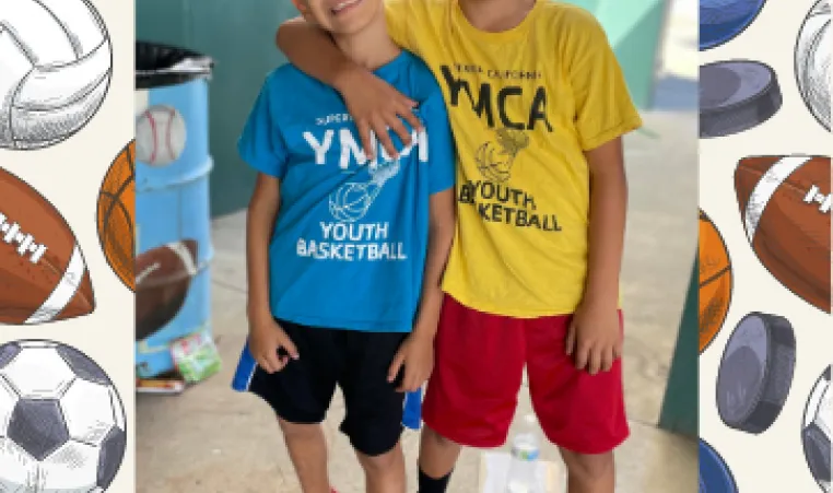 YMCA Youth Basketball Players