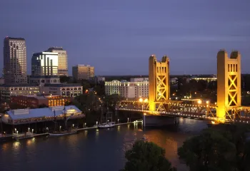 sacramento skyline photography