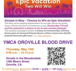 oroville blood drive