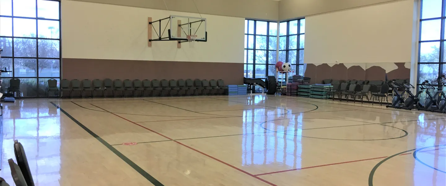 woodland fitness center basketball gym