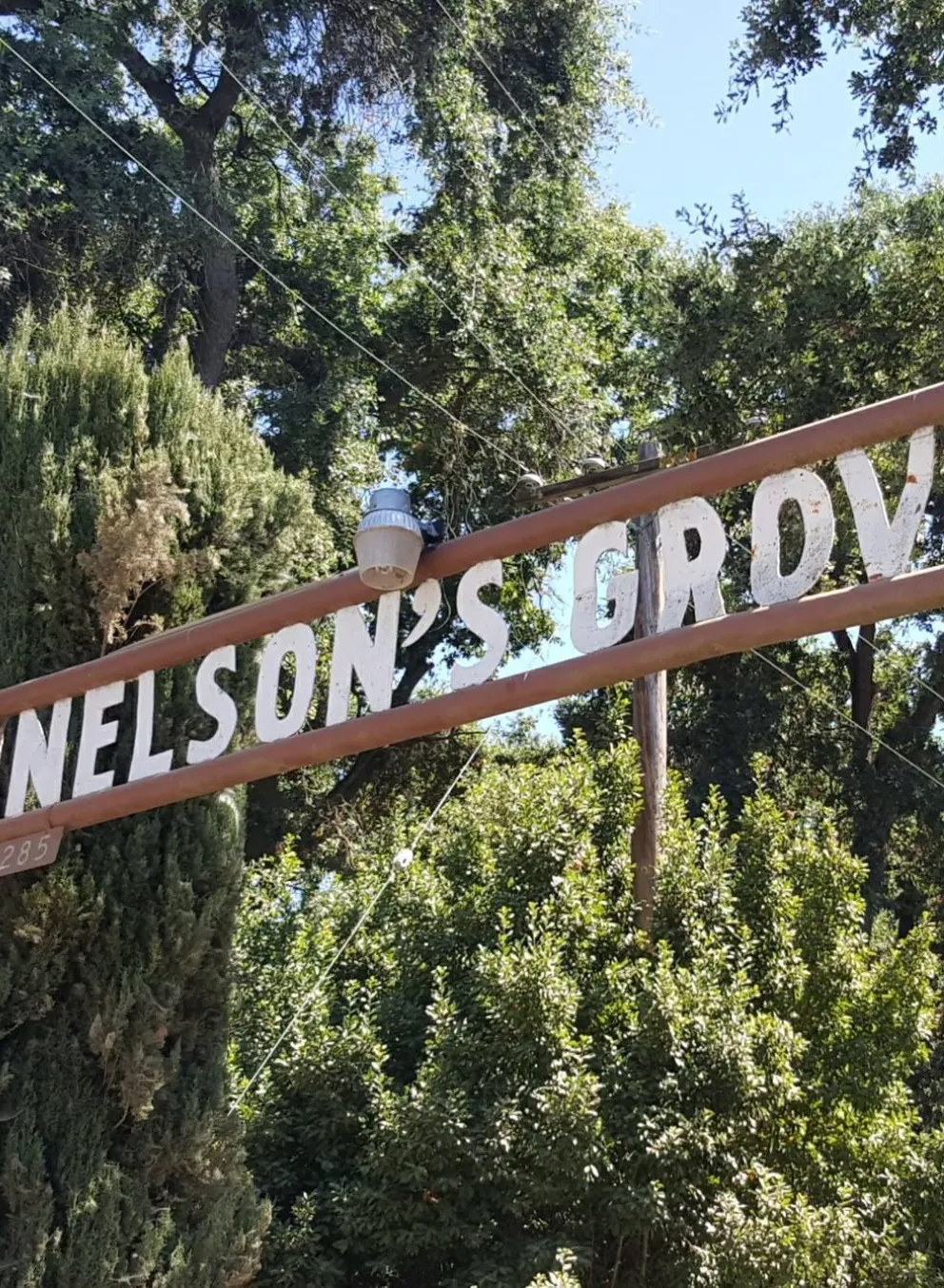 Nelsons Grove Sign