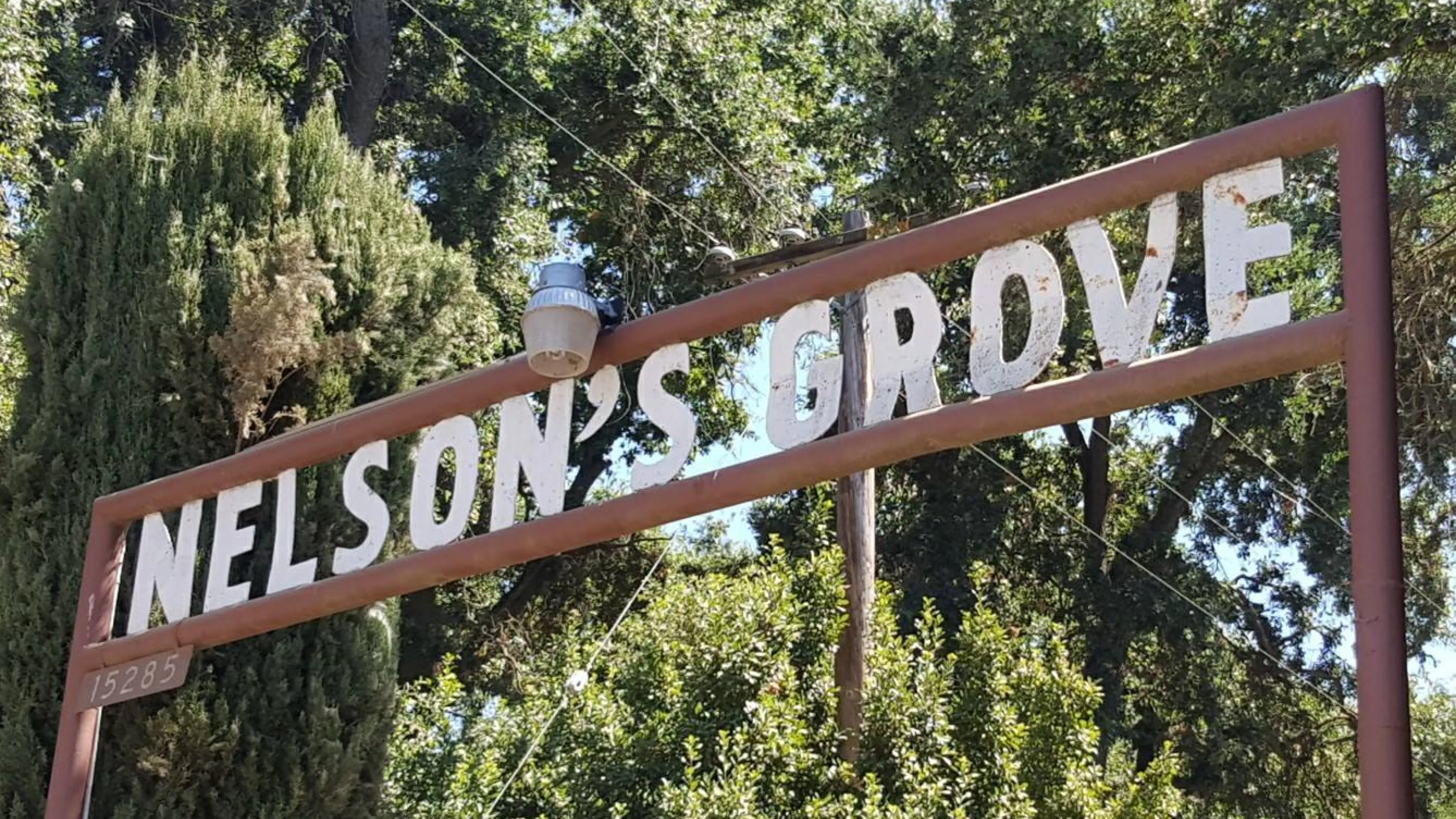 Nelsons Grove Sign