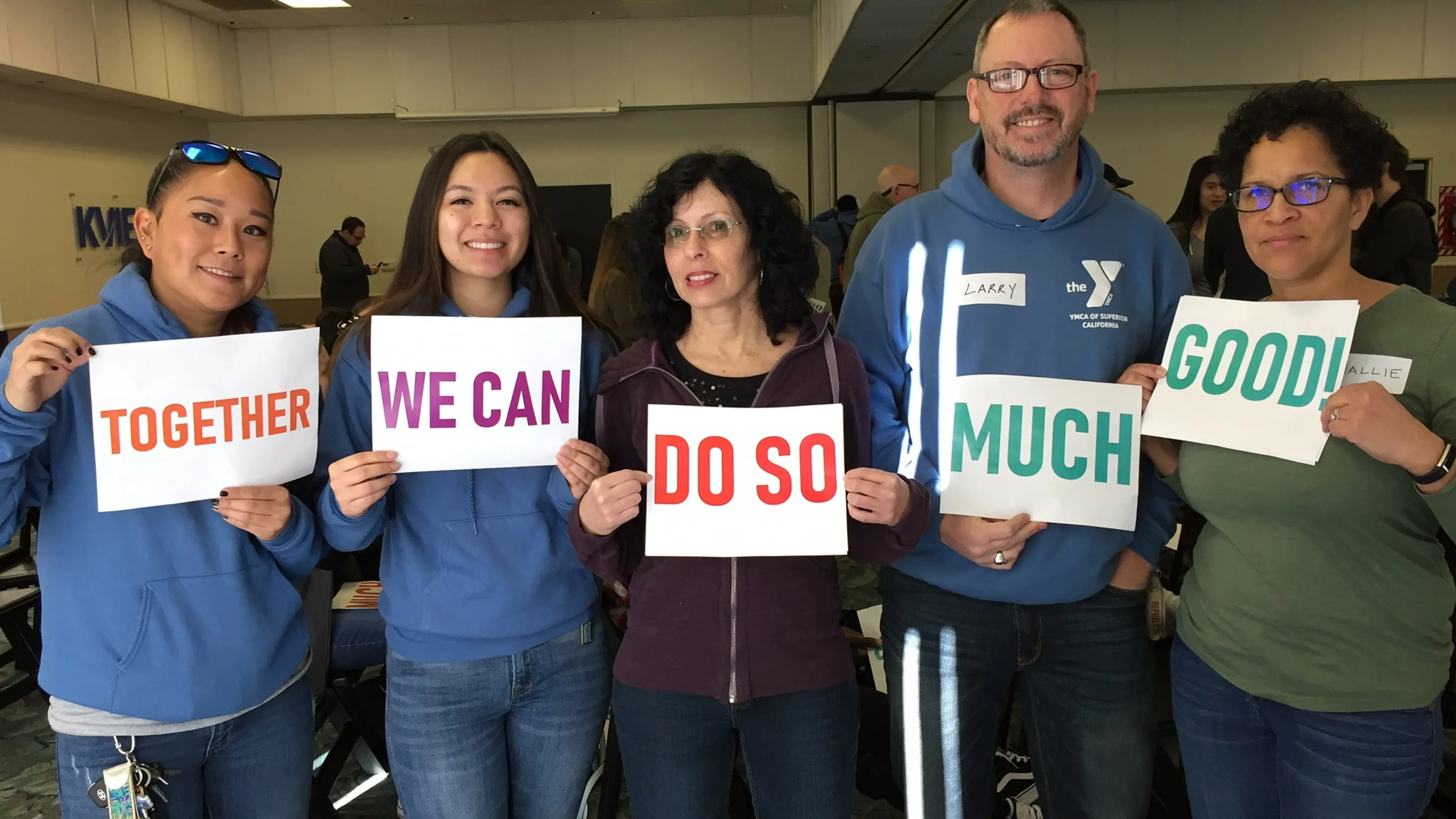 together we can do good signs