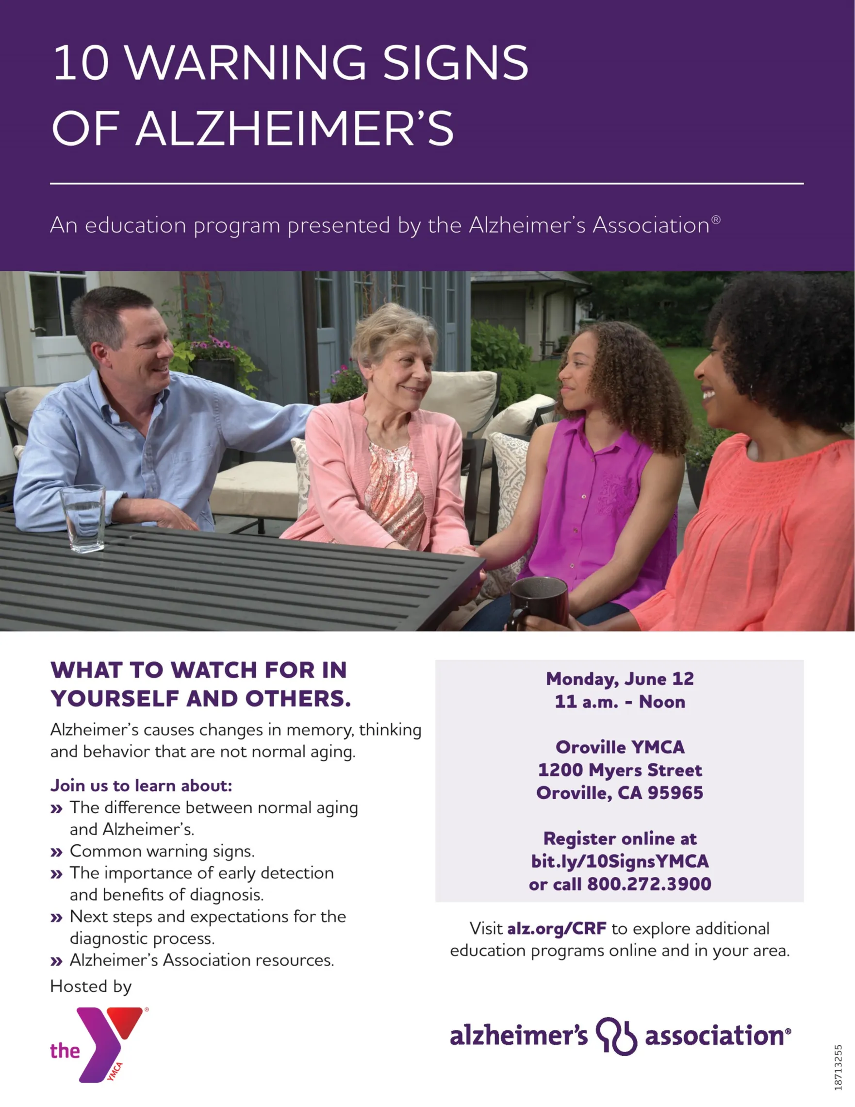 10 Warning Signs for Alzheimer's Oro