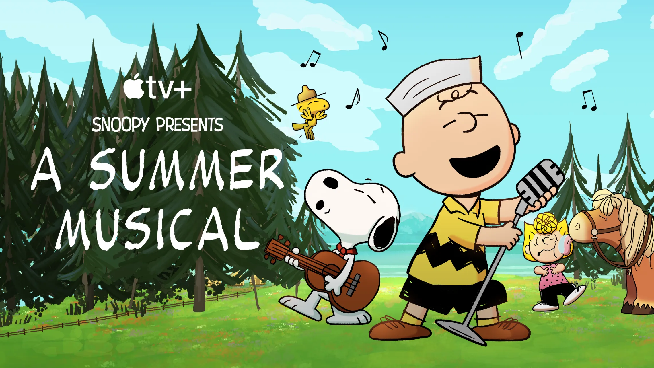 snoopy summer musical graphic