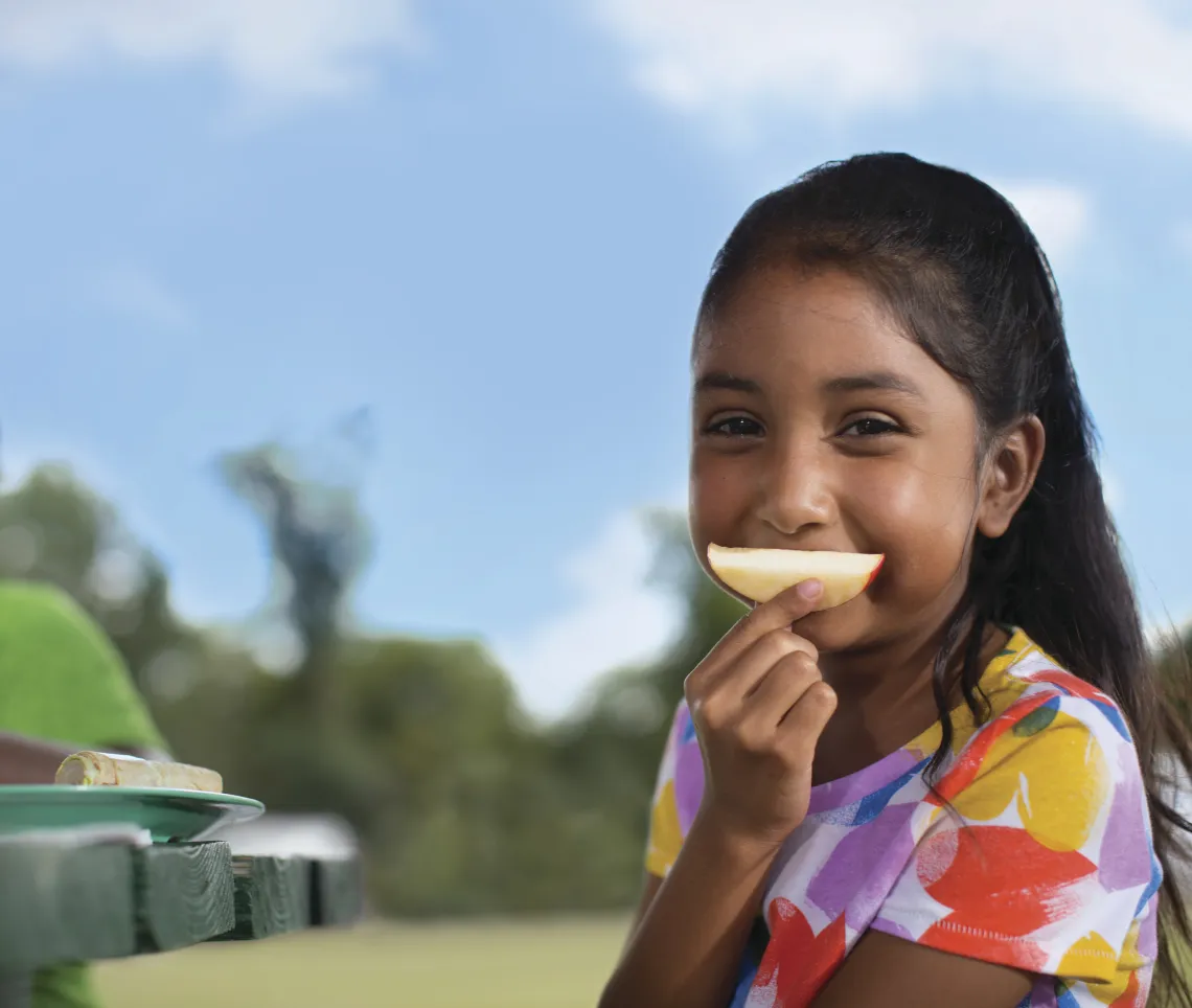 child eating