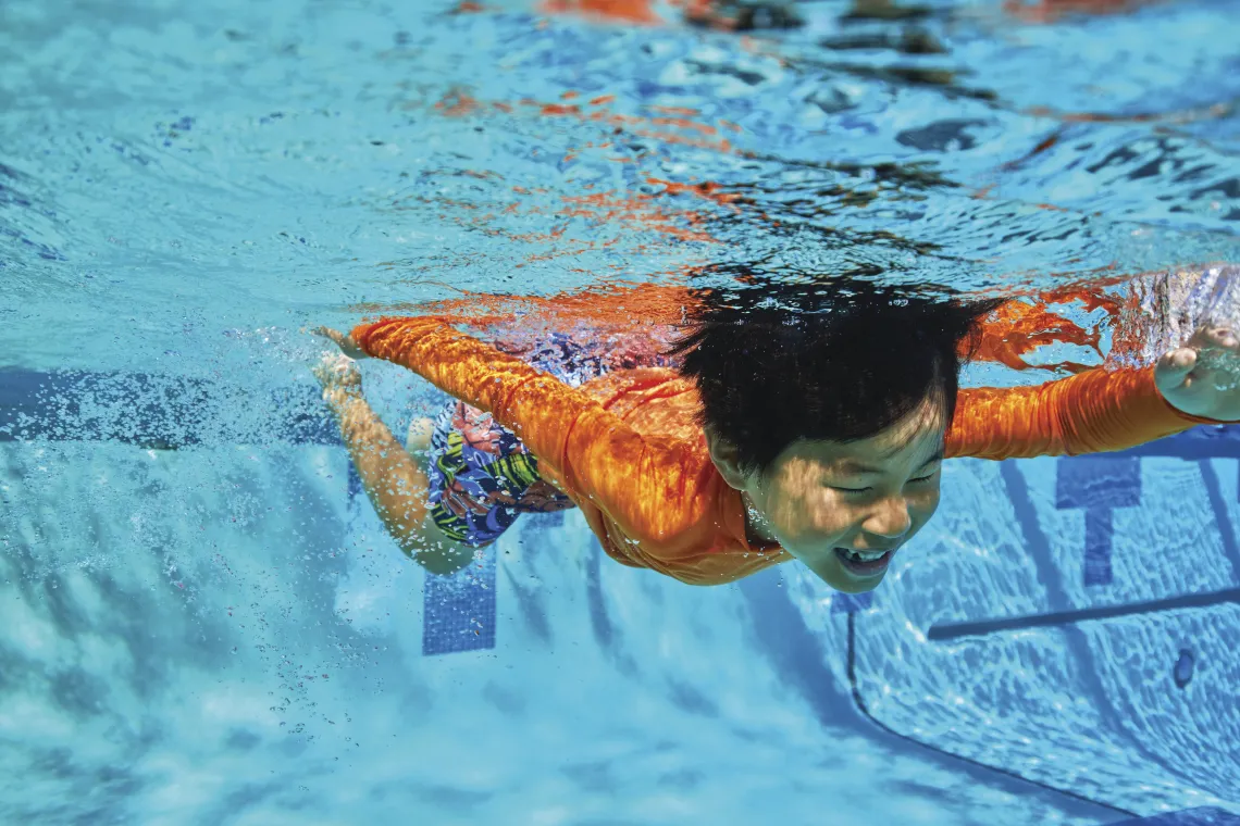 swimming