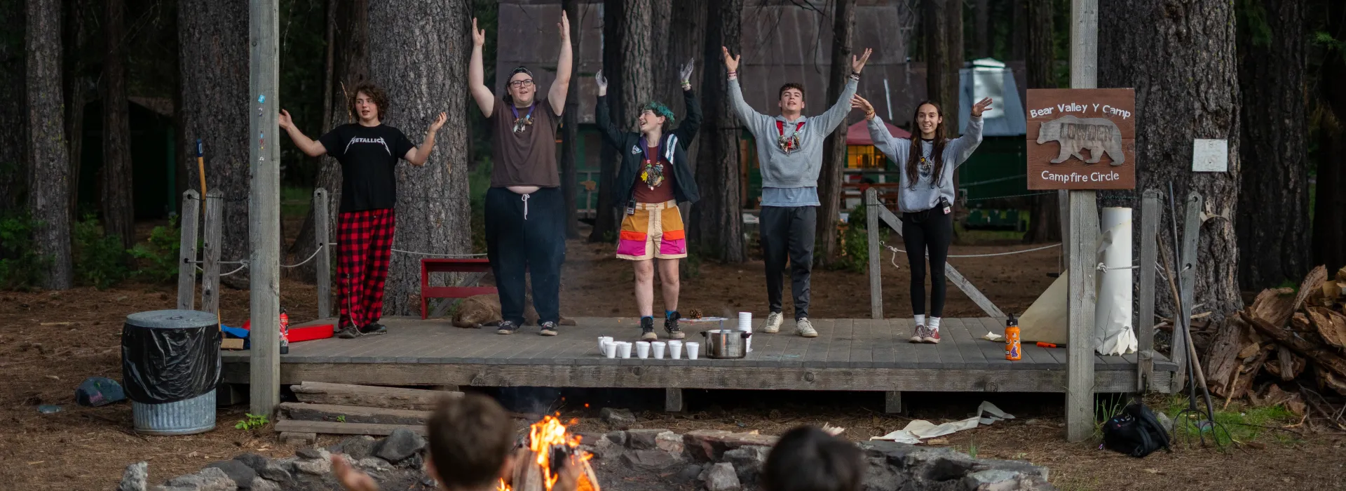 counselors on stage