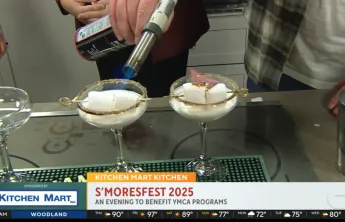 screenshot of ymca spot on good day sac for s'moresfest 2025