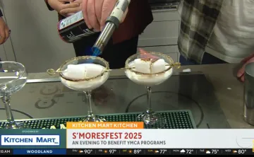 screenshot of ymca spot on good day sac for s'moresfest 2025